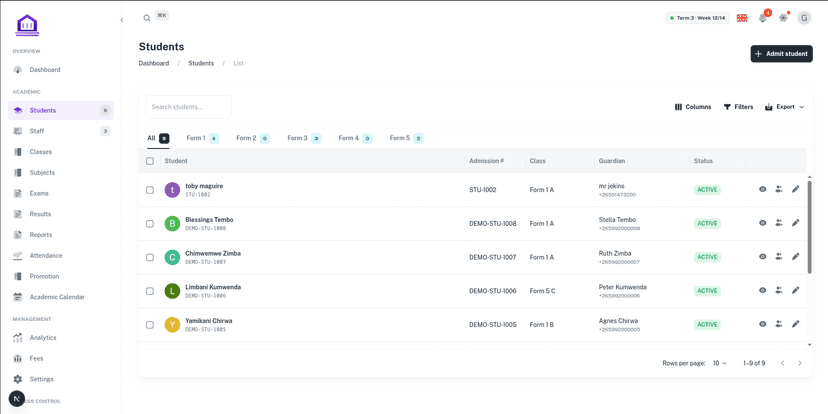 School Management System
